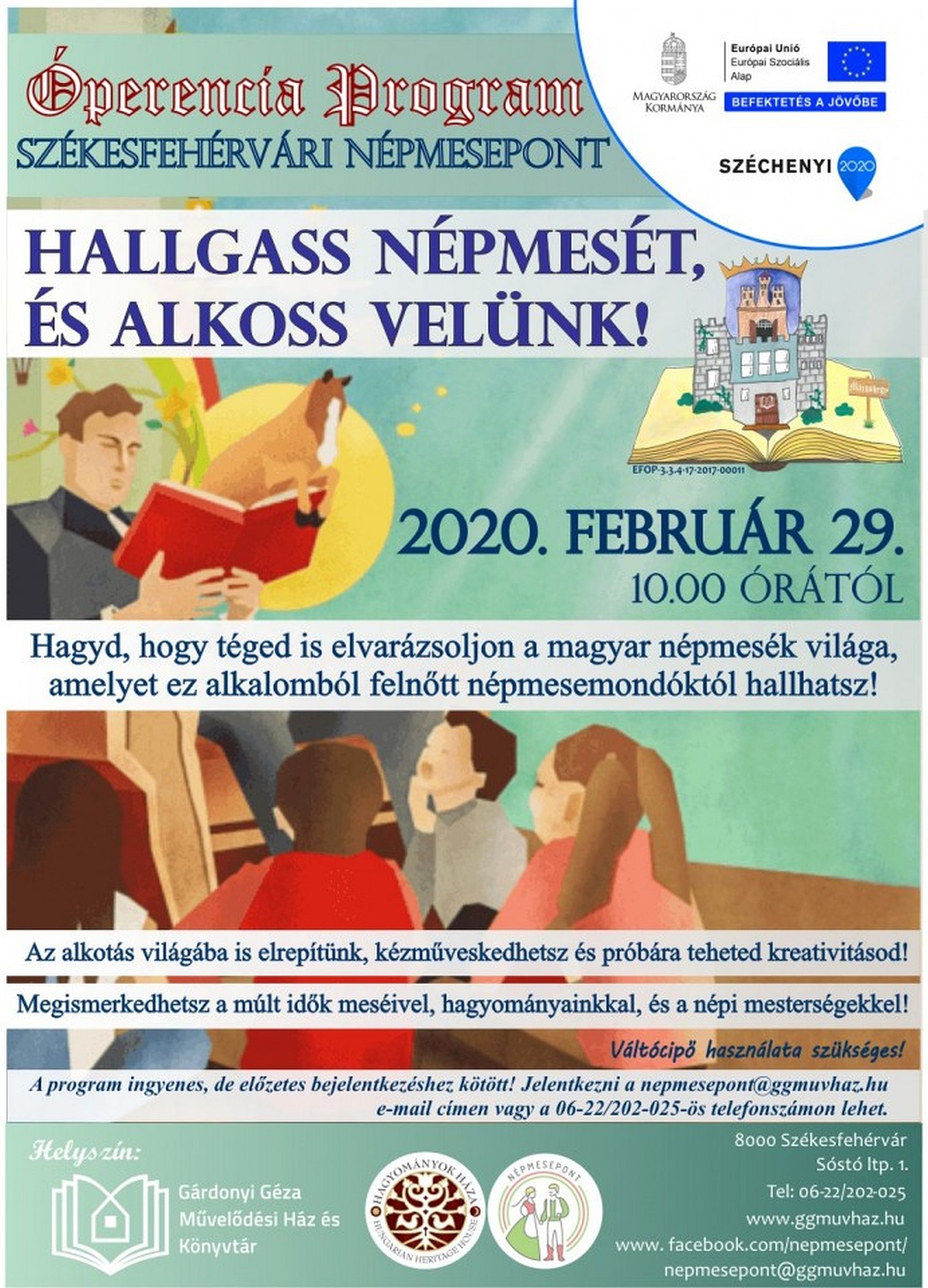 Népmesék és kézműves foglalkozások a Székesfehérvári NépmesePonton